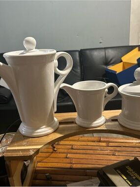 Vintage Nancy Calhoun tea coffee 3pc set